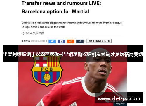 里奥阿维被诺丁汉森林老板马里纳基斯收购引发葡萄牙足坛格局变动 里奥阿维被诺丁汉森林老板马里纳基斯收购引发葡萄牙足坛格局变动